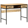 Escritorio 100x50x75 cm de madera maciza de acacia 1