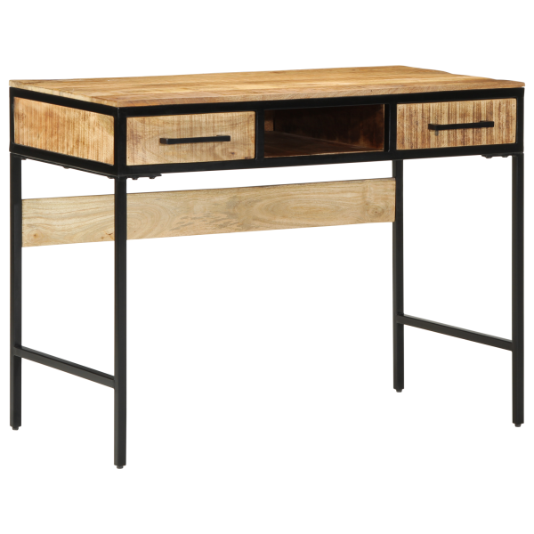 Escritorio 100x50x75 cm de madera maciza de acacia M 4