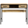 Escritorio 100x50x75 cm de madera maciza de acacia 5