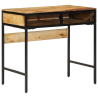Mesa 80x50x75 cm Madeira Sólida de Manga Crua 2