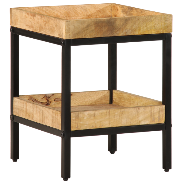 Mesa de Apoio 35x35x45 cm Madeira Sólida de Mangueira M 2