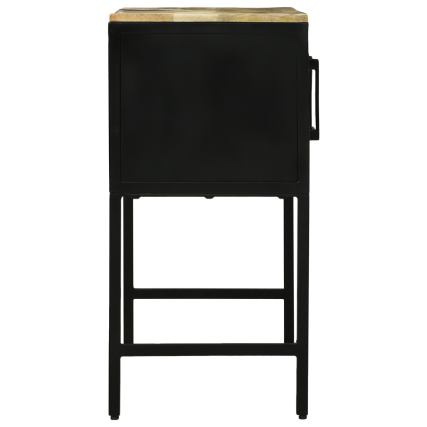 Aparador de madera maciza mango rugosa 100x35x70 cm M 5