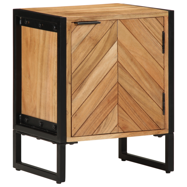 Cabinet de Noche 40x30x50 cm de Madera Maciza de Acacia D