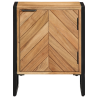 Cabinet de Noche 40x30x50 cm de Madera Maciza de Acacia 5