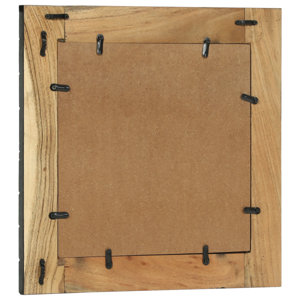 Espejos 2 pcs 50x2x50 cm Madera Acacia Maciza M 5