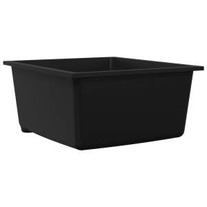 Pia de Cozinha com Furo para Transbordamento em Granito Preto H