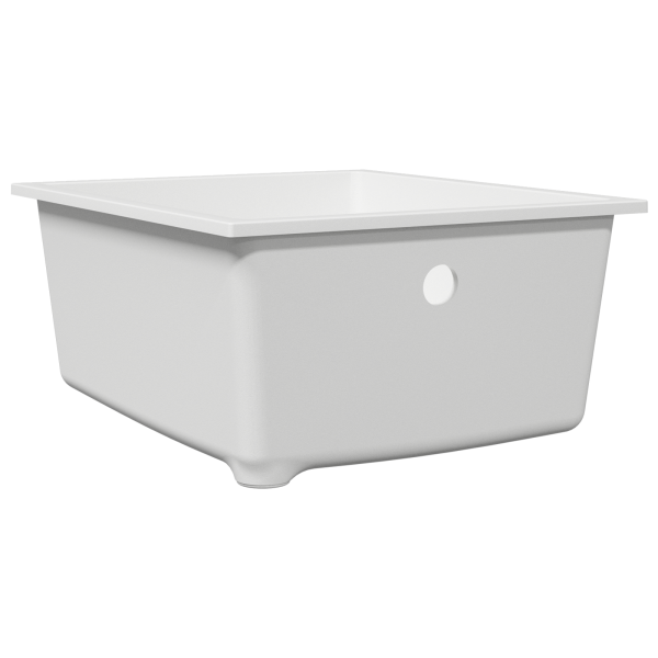 Pia de Cozinha com Furo de Transbordo em Granito Branco M 5