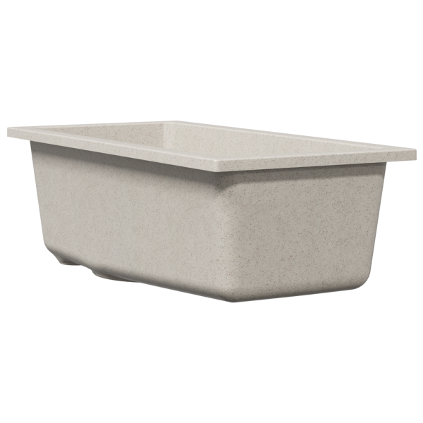 Fregadero de Cocina con Agujero de Desbordamiento Granito Beige M 2