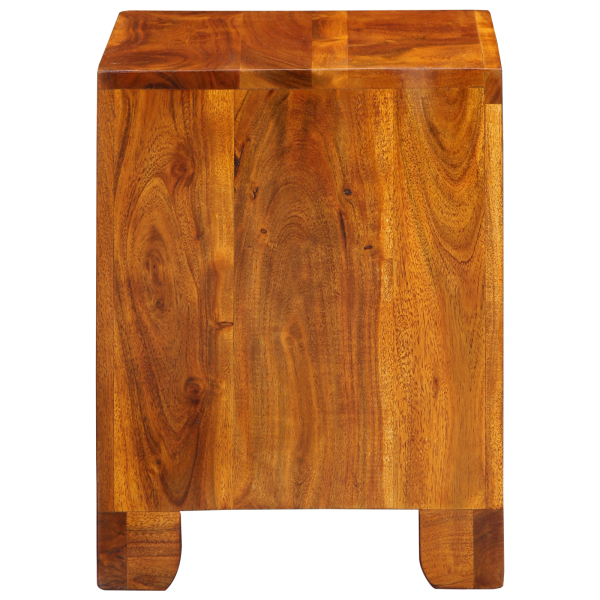 Aparador de madera maciza de acacia 40x35x45 cm M 5