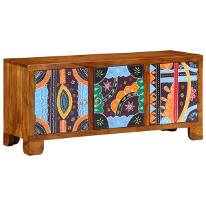 Banco de Hall 100x35x45 cm Madeira Maciça de Acácia H