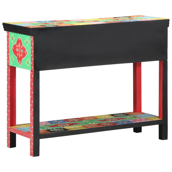 Mesa Console  Multicolorida 100x30x75 cm Madeira Sólida de Manga M 4