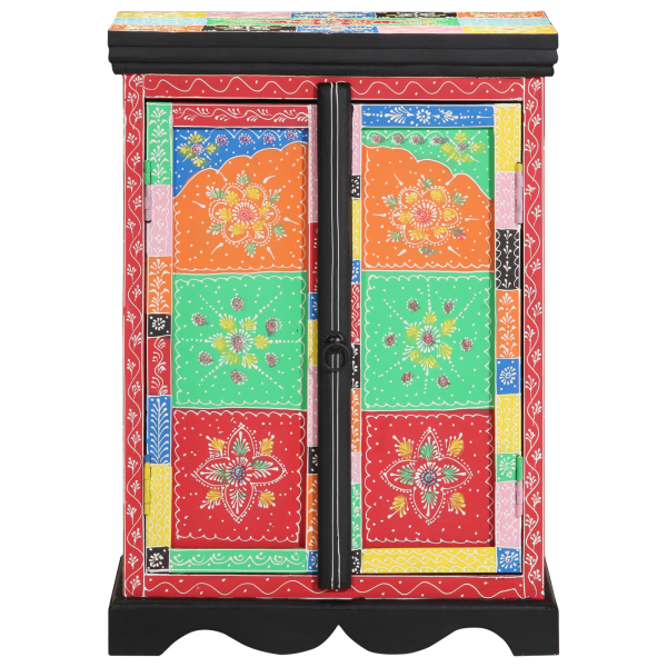 Mesa de Console  Multicolorida 50x30x75 cm em Madeira Sólida de Manga M 2