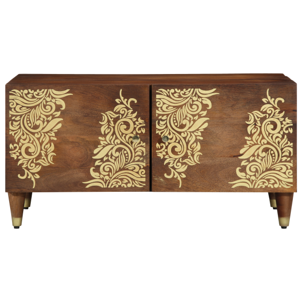 Mesa de Café 80x50x40 cm de Madera de Mango M 3