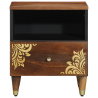 Cabinet de Noche 40x33x46 cm Madera Maciza Mango 3