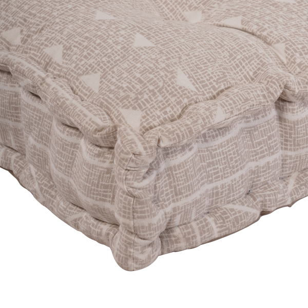 Almofada de Sofá Palete Castanho-claro 120 x 80 x 12 cm M 5