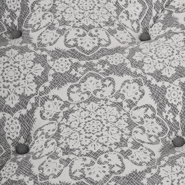 Cojín para asiento de palets tela gris claro 120x80x12 cm M 5