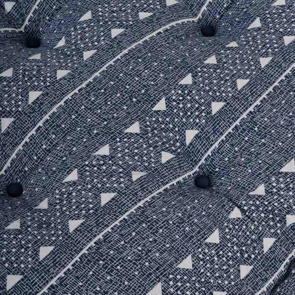 Almofada de Sofá Pallet Estampa Índigo 120 x 80 x 12 cm Algodão M 5