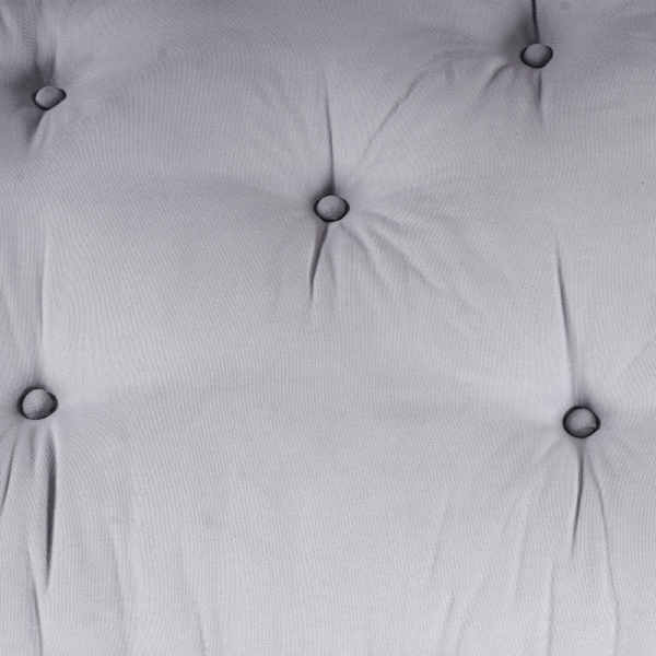 Cojín para sofá de palets con respaldo tela gris M 5