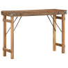 Mesa consola de madera maciza reciclada 110x35x76 cm 1