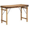 Mesa de comedor de madera maciza reciclada 110x55x76 cm 1