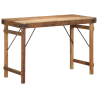 Mesa de comedor de madera maciza reciclada 110x55x76 cm 2