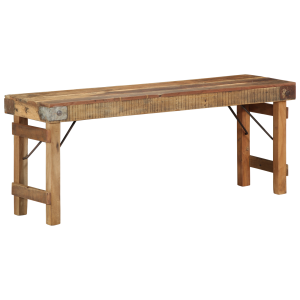 Banco 110x35x46 cm de Madera Recuperada Maciza H