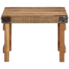Mesa de Centro 55x60x40 cm Madeira Sólida Recuperada 3