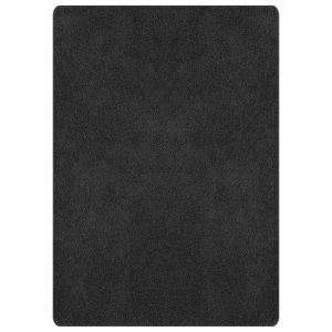 Alfombra Shaggy con respaldo de látex gris oscuro 240x340 cm H