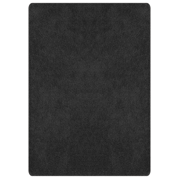 Tapete Shaggy  com Base de Látex Cinza Escuro 240x340 cm M 2