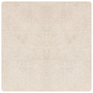 Alfombra Shaggy de alto pelo Crema 160x160 cm PP H