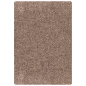 Alfombra Shaggy con respaldo de látex Marrón 80x150 cm H