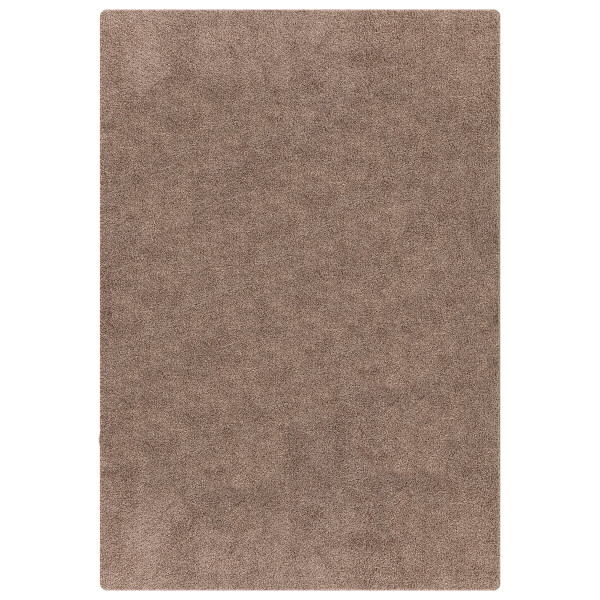 Alfombra Shaggy con respaldo de látex Marrón 80x150 cm M 2