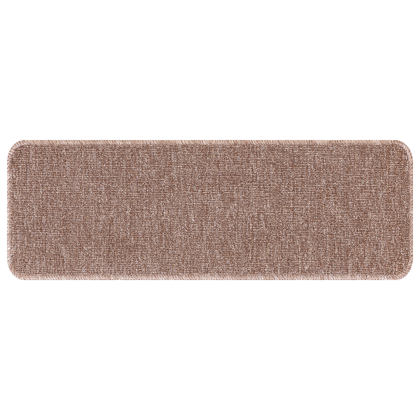 Tapetes para Escadas  com Base em Látex Castanho Claro 25x60 cm M 2