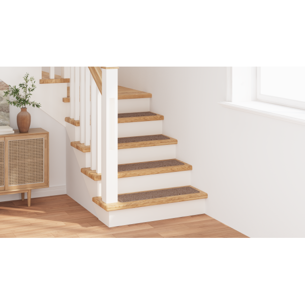 Tapetes de Escada  com Fundo de Látex Castanho 20x75 cm M 5