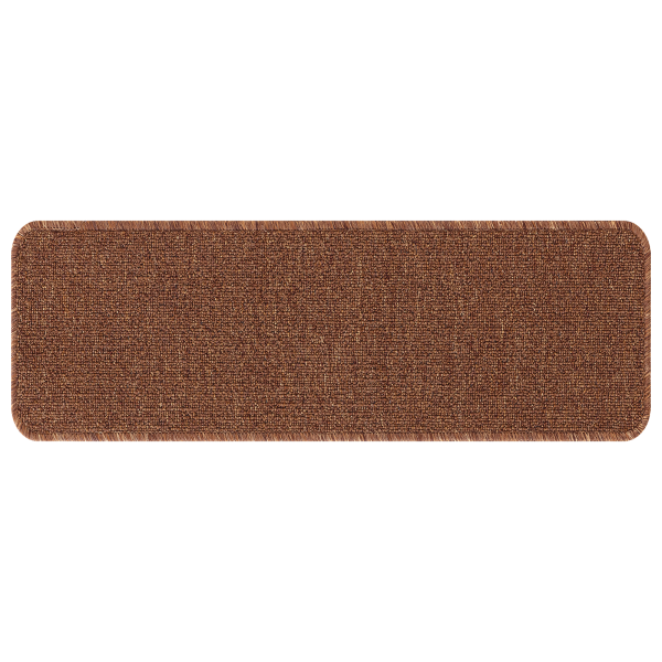 Tapetes de Degrau  com Costura de Látex Amarelo 25x60 cm M 2