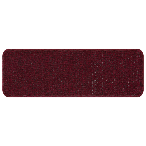 Tapetes de Escada  com Fundo de Látex Bordeaux 25x60 cm H