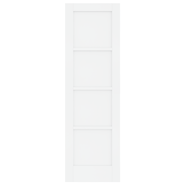 Porta Interior 'ORKDAL'Branca 61x198.5x4 cm Madeira Sólida de Pinho M 5