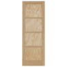 Puerta Interior ORKDAL 73.5x211x4 cm de Madera Sólida de Pino 5