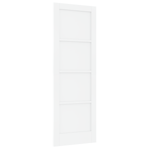 Puerta Interior ORKDAL Blanca 73.5x211x4 cm de Madera Maciza de Pino H