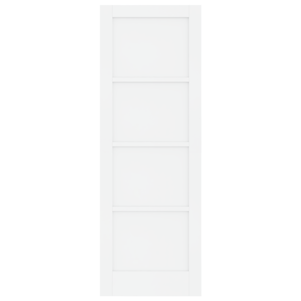 Porta Interior ORKDAL Branca 73.5x211x4 cm Madeira Sólida de Pinheiro M 5