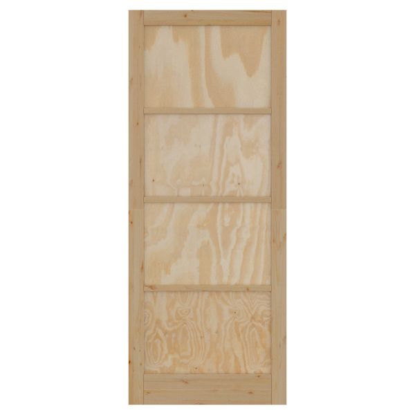 puerta interior ORKDAL 83x232x4 cm de madera maciza de pino M 5
