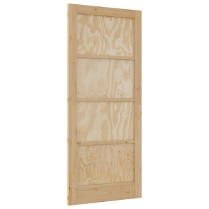 Puerta Interior ORKDAL 86x198.5x4 cm Madera Sólida de Pino H