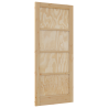 Puerta Interior ORKDAL 86x198.5x4 cm Madera Sólida de Pino 2