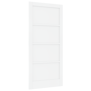 porta interior “ORKDAL” Branca 93x202x4 cm Madeira sólida de pinho H