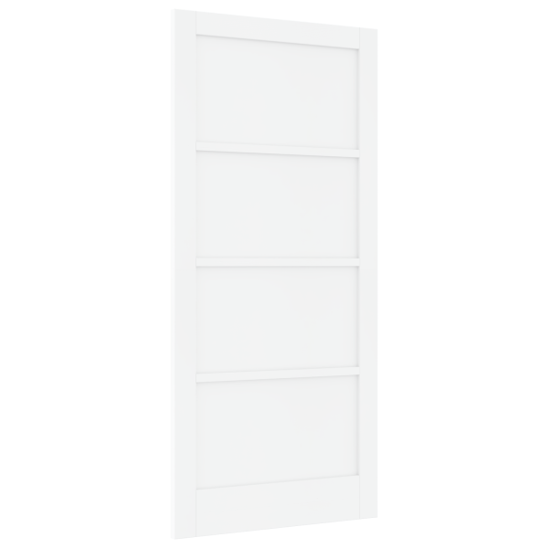 porta interior “ORKDAL” Branca 93x202x4 cm Madeira sólida de pinho M 5