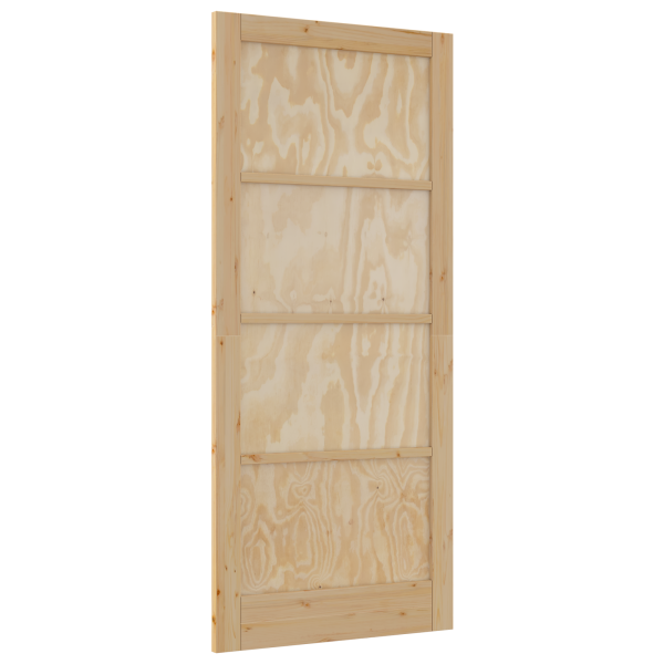 Puerta Interior ORKDAL 93x211x4 cm de Madera Maciza de Pino M 2