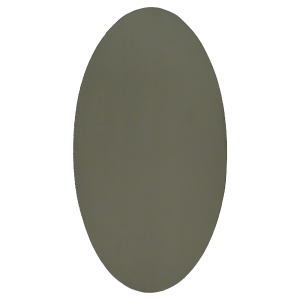 Alfombra ovalada HUARTE verde bosque 100x200 cm H