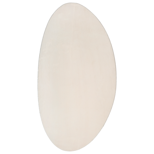 Alfombra HUARTE de pelo corto. suave y lavable beige 100x200 cm M 2