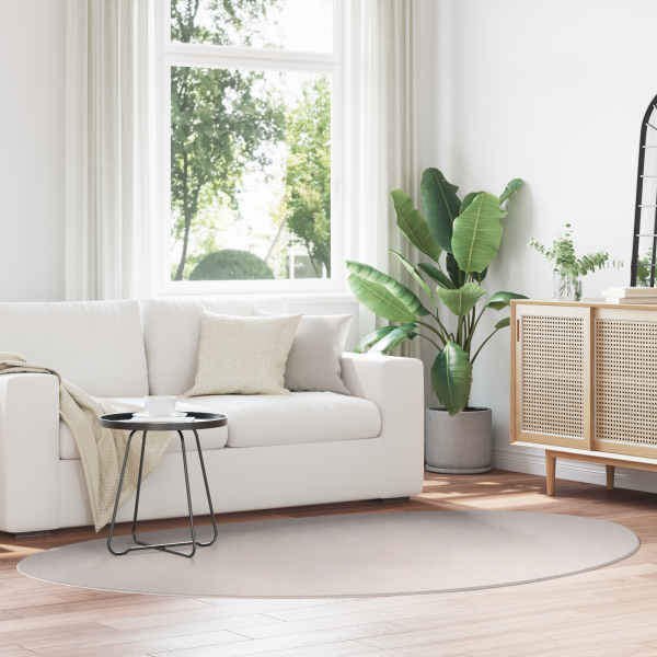 Alfombra HUARTE de pelaje corto. suave y lavable en arena 160x230 cm D