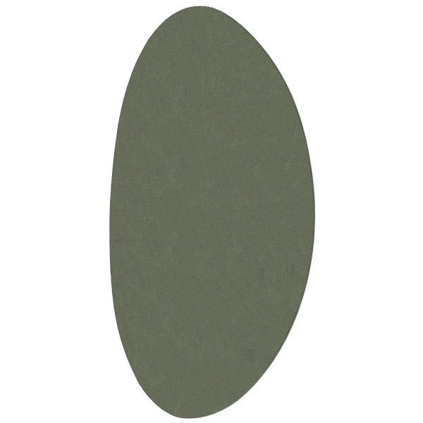 Alfombra HUARTE de Pila Corta Suave y Lavable Verde Bosque 100x200 cm M 2